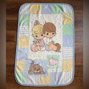 Vintage Precious Moments Fleece Blanket